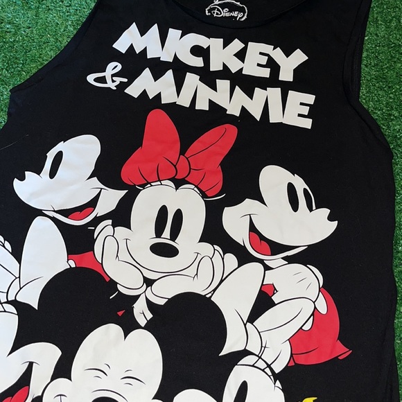 Mickey and Minnie Mouse Graphic Muscle Tank - Picture 2 of 3